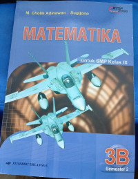 Image of MATEMATIKA UNTUK SMP KELAS IX SEMESTER 2