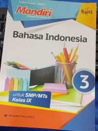 Image of BAHASA INDONESIA UNTUK SMP/MTs KELAS IX