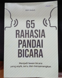 Image of 65 RAHASIA PANDAI BICARA