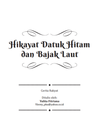 Image of Ebook Hikayat Datuk Hitam dan Bajak Laut