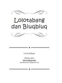 Image of Ebook Lolotabang dan Biuqbiuq