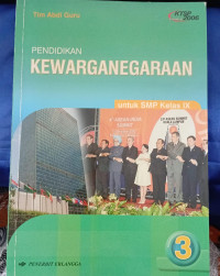 Image of PENDIDIKAN KEWARGANEGARAAN UNTUK SMP KELAS IX