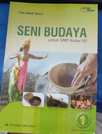 Image of SENI BUDAYA UNTUK SMP KELAS VII