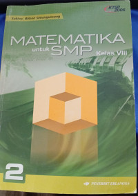 Image of MATEMATIKA UNTUK SMP KELAS VIII